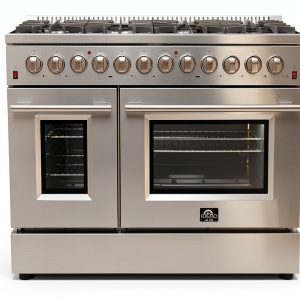 Forno Dual Fuel Range Stainless Steel Professional Kitchen-0