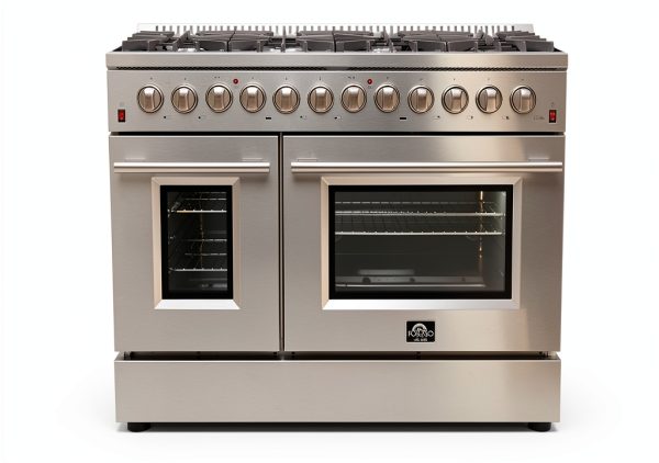 Forno Dual Fuel Range Stainless Steel Professional Kitchen-0