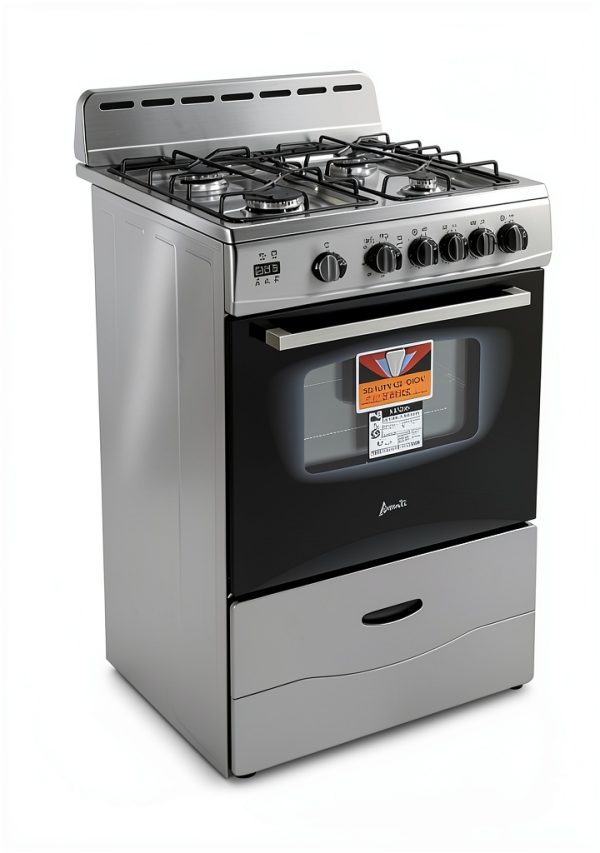 Avanti 24 Inch Gas Range Compact Freestanding Stainless-3