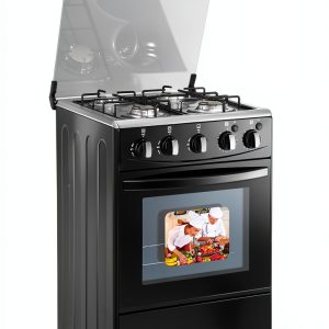 DGleyisu 60L Gas Range Black Freestanding Compact Kitchen-0