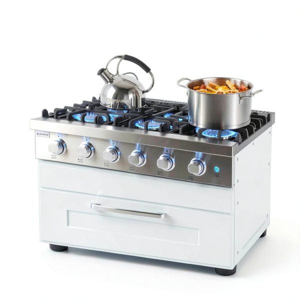 AAOBOSI 36 Inch Gas Stove Stainless Steel 6 Burner-8
