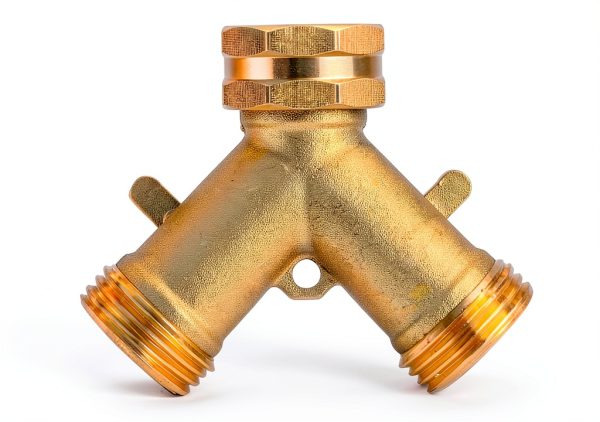 AuySier Brass Garden Hose Splitter 4 Way Durable Water-5