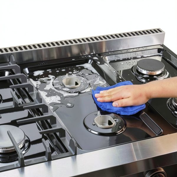AAOBOSI 36 Inch Gas Stove Stainless Steel 6 Burner-3