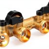 Sanpaint 4 Way Brass Garden Hose Splitter Adapter Valve-4