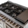 Forno Dual Fuel Range Stainless Steel Professional Kitchen-5