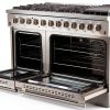 Forno Dual Fuel Range Stainless Steel Professional Kitchen-3