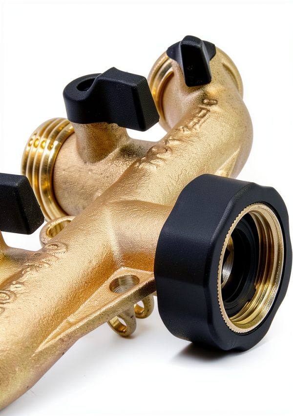 Twinkle Star 4 Way Hose Splitter Heavy Duty Brass Garden-3