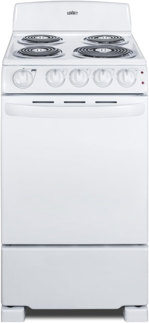 Summit Appliance electric range in a modern kitchen setting