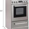 Avanti Freestanding Range Stainless Steel Electric Gas Model-6