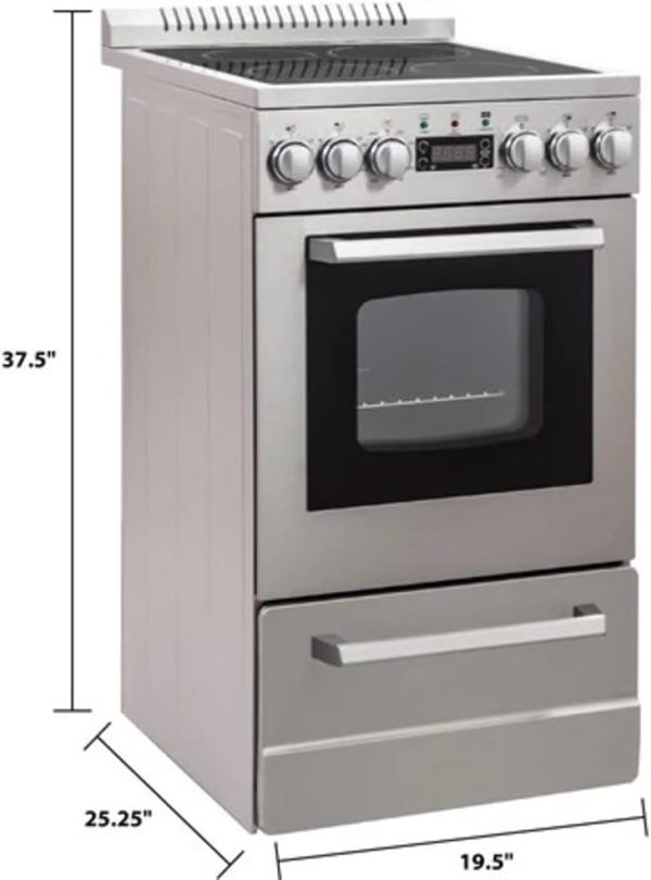 Avanti Freestanding Range Stainless Steel Electric Gas Model-6