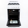 Avanti Gas Range Compact Freestanding 4 Burners White Black-6