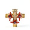 3 Way Hose Splitter Brass NOTDIS Garden Water Flow Connector-4