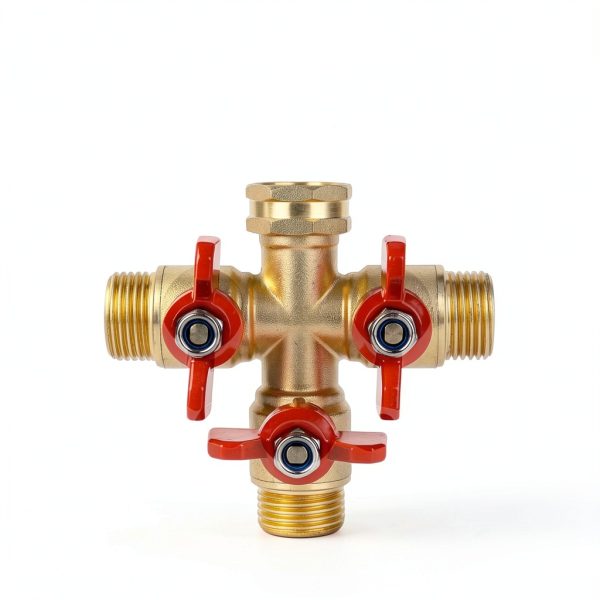 3 Way Hose Splitter Brass NOTDIS Garden Water Flow Connector-4