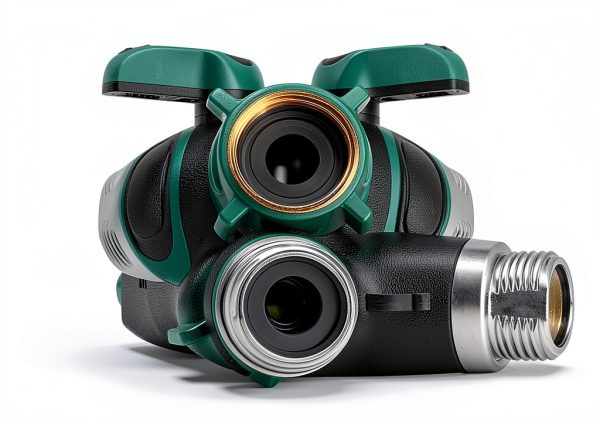 Garden Hose Splitter Sanpaint Zinc Alloy 2 Way Adapter-3