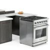 Empava 30 Inch Gas Range Stainless Steel Convection Oven-2