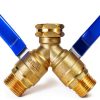 BILAL Brass Hose Splitter 3/4 GHT Durable Garden Watering-5