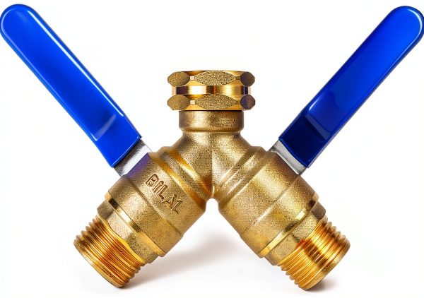 BILAL Brass Hose Splitter 3/4 GHT Durable Garden Watering-5