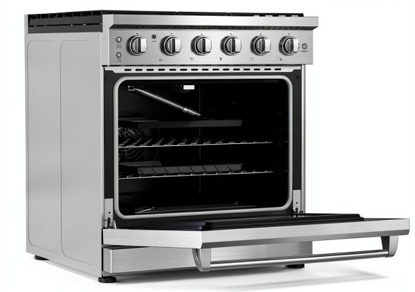 Empava 30 Inch Gas Range Stainless Steel Convection Oven-7