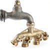Garden Hose Splitter Triumpeek Brass ABS 4 Way Adapter-5
