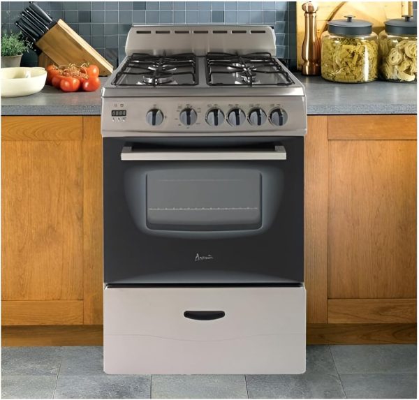 Avanti Gas Range Compact Freestanding Stainless Steel-1