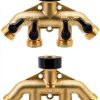 Twinkle Star 4 Way Hose Splitter Heavy Duty Brass Garden-2