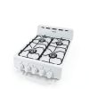 Avanti Gas Range White 4 Burner Compact Kitchen Appliance-2