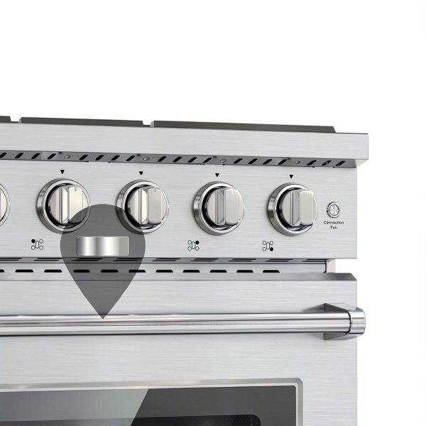 Empava 30 Inch Gas Range Stainless Steel Convection Oven-6