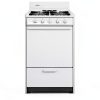 Summit Appliance Gas Range White 24 Inch Freestanding-2