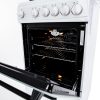 Avanti Gas Range Compact Freestanding 4 Burners White Black-3