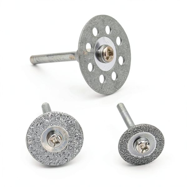 Hamineler Diamond Cutting Wheel 25mm 3mm Shank for Rotary Tools-2