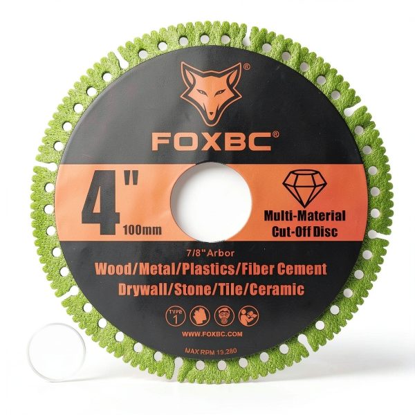FOXBC Diamond Cut-Off Discs 4 Inch Multi-Material-4