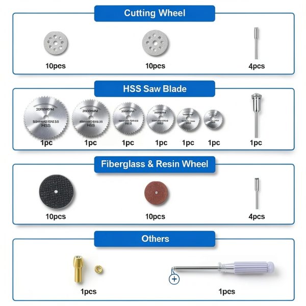 Lukcase Diamond Cut-Off Wheels for Rotary Tools-1