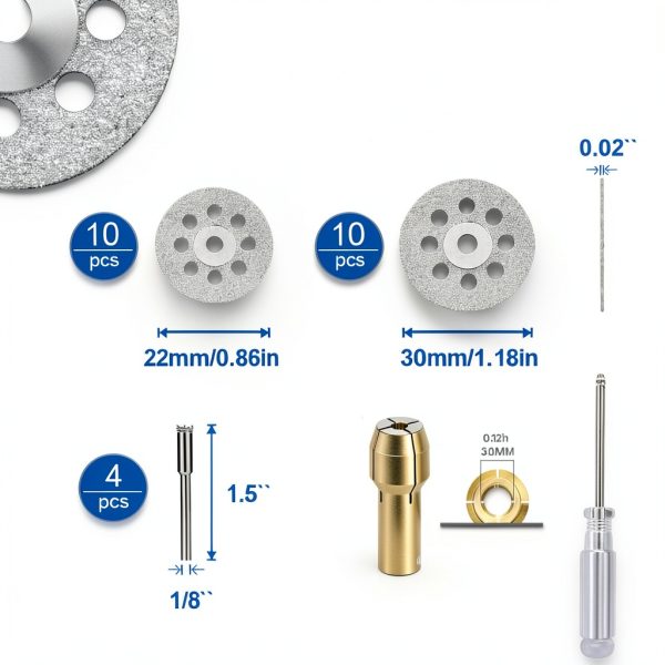 Lukcase Diamond Cut-Off Wheels for Rotary Tools-2