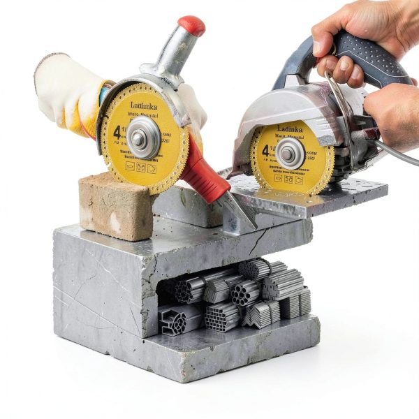 Ladinka 4‑Pack Diamond Cutting Blades 4.5" 7/8" Arbor Set-5