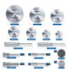 Cutting Wheel Set 45 Piece Rotary Kit by gupawix with Diamond Wheels-1