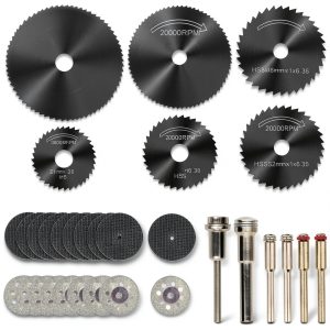 APORO Rotary Cutting Wheels Set 10pcs Speed Steel Diamond Mini Blades-0
