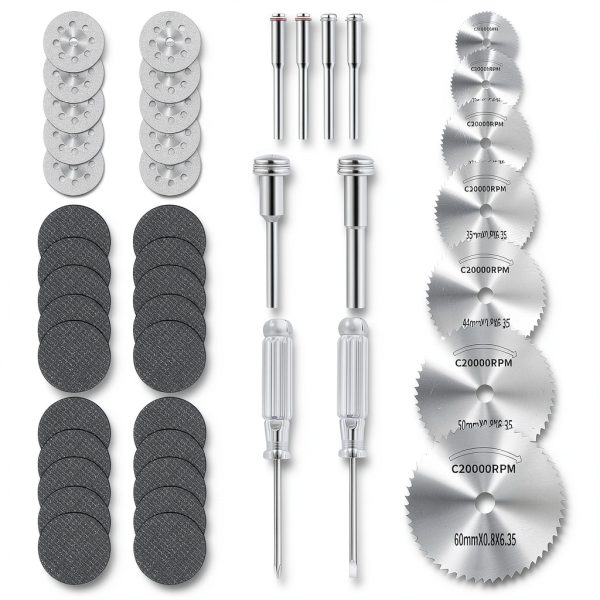 Cutting Wheel Set 45 Piece Rotary Kit by gupawix with Diamond Wheels-0