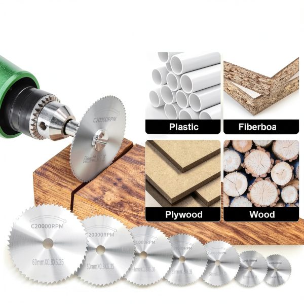Cutting Wheel Set 45 Piece Rotary Kit by gupawix with Diamond Wheels-4