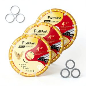 FixltFast 4.5" Diamond Cutting Wheel – 4.5in Diameter, 0.047in Thick,-0