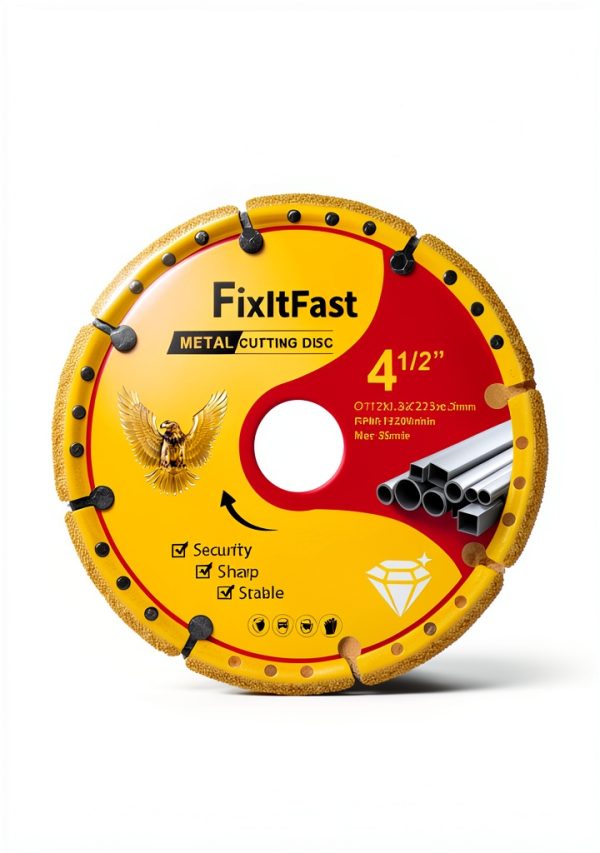 FixltFast 4.5" Diamond Cutting Wheel – 4.5in Diameter, 0.047in Thick,-1