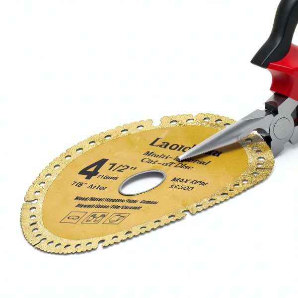Ladinka 4‑Pack Diamond Cutting Blades 4.5" 7/8" Arbor Set-3