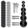 FOTYBEI Cutting Wheels Kit 10 Diamond, 10 Resin, 6 HSS Blades-0
