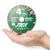 Diamond Cutting Wheel Jtex 4 Inch Metal Blade 3 Pack Durable 5000 Cuts-2