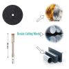 APORO Rotary Cutting Wheels Set 10pcs Speed Steel Diamond Mini Blades-3