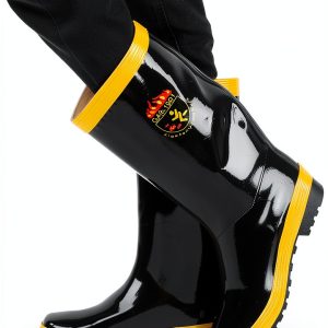 Safety Boots Fire Fighting Rubber Non‑Slip High‑Temp Steel‑Plate-0