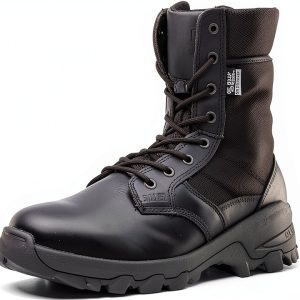5.11 Tactical Men's 8" Black Leather Speed 3.0 Waterproof Combat Boots-0