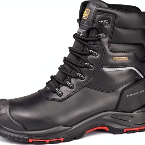 Men's Waterproof Leather Safety Boot SAFETOE 8in Composite Toe-0