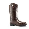 DUNLOP mens Modern Fire Safety Boots Steel Toe Waterproof PVC-5