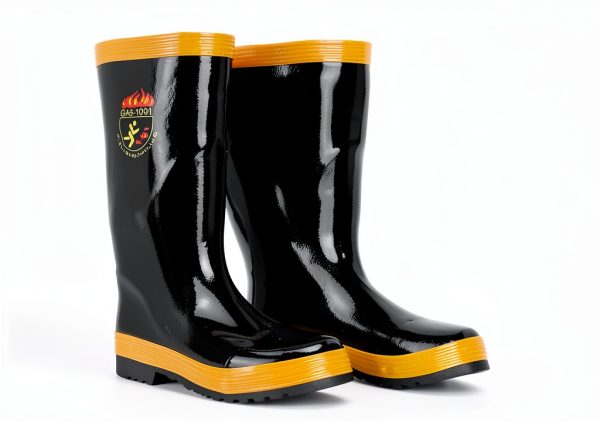 Safety Boots Fire Fighting Rubber Non‑Slip High‑Temp Steel‑Plate-4