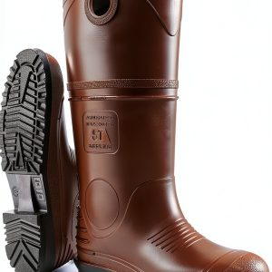 DUNLOP mens Modern Fire Safety Boots Steel Toe Waterproof PVC-0